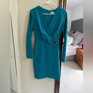 Calvin Klein wrap dress 4